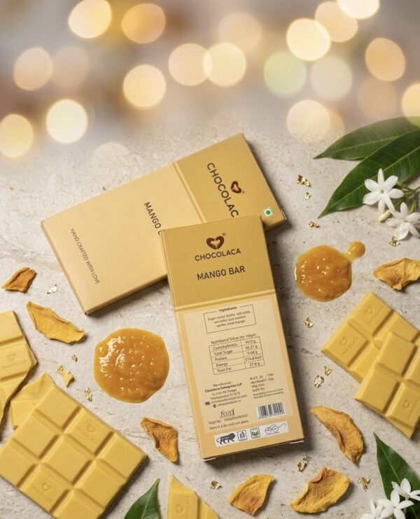 Mango chocolate bar(pack of 4)