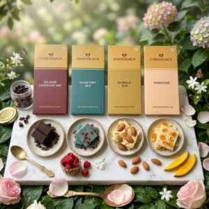 COMBO OF FOUR CHOCOLATE BARS.